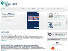 Tablet Screenshot of bte.de